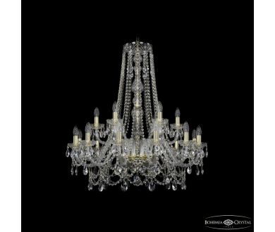 Купить Подвесная люстра Bohemia Ivele Crystal 1411/12+6/300/h-94 G Подвесная люстра Bohemia Ivele Crystal 1411/12+6/300/h-94 G