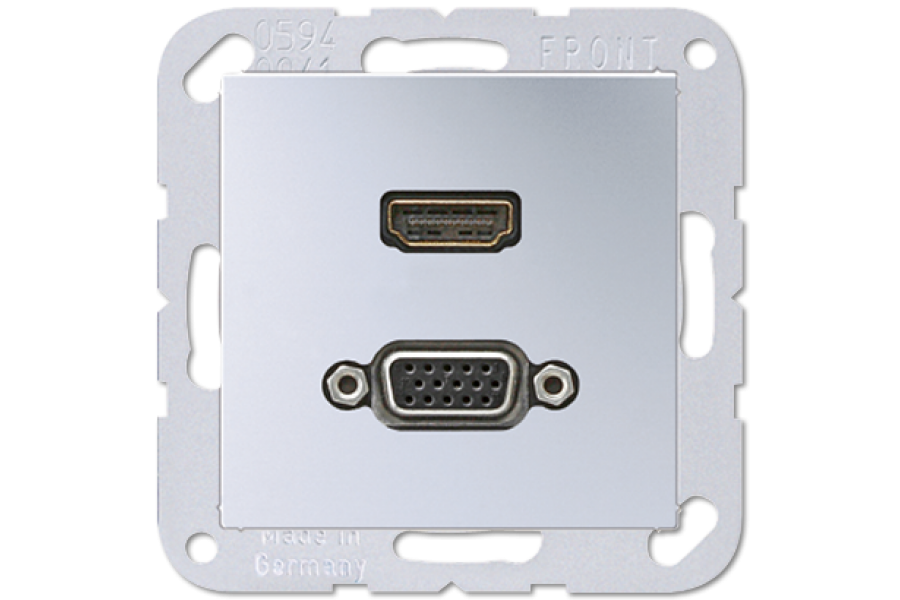 Розетка HDMI/VGA Jung MAA1173AL