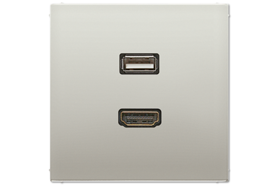 Розетка HDMI/USB Jung MAES1163
