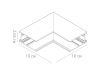 Коннектор угловой Arte Lamp Linea-accessories A480833