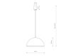 Подвесной светильник Nowodvorski Hemisphere Super S White 10695