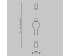 Подвесной светильник Maytoni Adore MOD297PL-L17BS3K