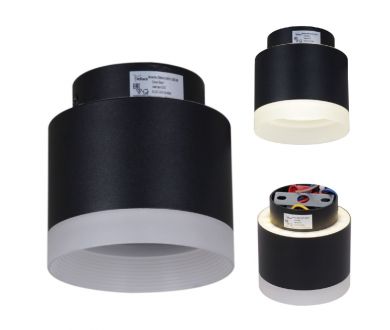 Купить Накладной светильник Reluce 53004-9.5-001IL GX53+LED3W BK Накладной светильник Reluce 53004-9.5-001IL GX53+LED3W BK