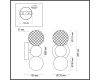 Бра Odeon Light Crystal 5008/4WL