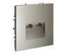 Розетка компьютерная двойная Voltum S70 VLS060204 (шелк)