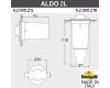 Грунтовый светильник Fumagalli Aldo 1L2.000.000.LXZ1L