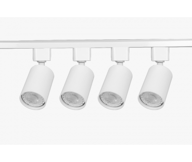 Купить Трековый однофазный светильник (4 шт.) Эра TR70-SET4-GU10-WH Б0063933 Трековый однофазный светильник (4 шт.) Эра TR70-SET4-GU10-WH Б0063933