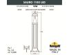 Садовый светильник Fumagalli Sauro D15.555.000.AXD1L.CRB