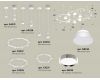 Комплект подвесного светильника Ambrella Light Techno Ring XR92212100 (A9221, A9226, C9241, C9232, C9236, C9231, N8140, N8118)