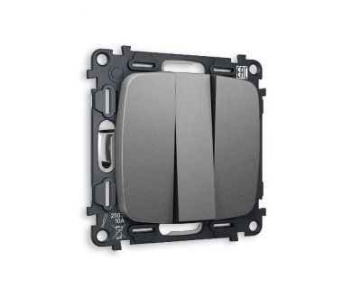 Купить Комплект механизма 3-кл выключателя Ambrella Volt Omega MO655010 Комплект механизма 3-кл выключателя Ambrella Volt Omega MO655010
