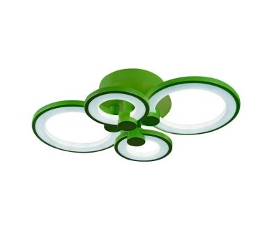Купить Потолочная светодиодная люстра iLedex Ring A001/4 Green Потолочная светодиодная люстра iLedex Ring A001/4 Green
