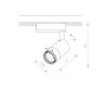 Трековый светильник Nowodvorski Profile Zoom Led 7624