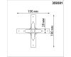 Соединитель гибкий X-образный Novotech Konst Glat 359381