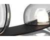 Подвесной светодиодный светильник Crystal Lux Bosque SP7 L3000 Black/Transparent