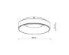 Потолочный cветильник Nowodvorski Nikki Round Led White 11203