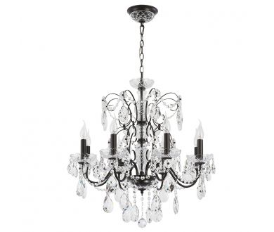 Купить Подвесная люстра Crystal Lux ODELIS SP8 BROWN Подвесная люстра Crystal Lux ODELIS SP8 BROWN