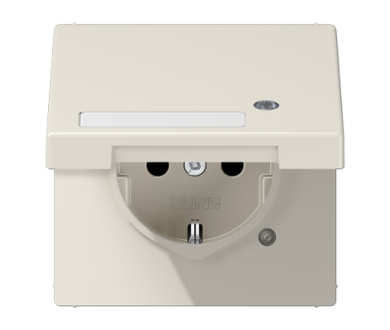 Купить Розетка Schuko с крышкой Jung LS1520NAKLKO Розетка Schuko с крышкой Jung LS1520NAKLKO