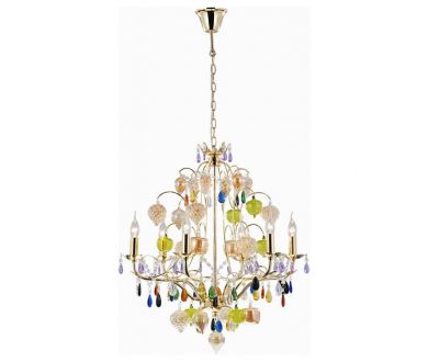 Купить Подвесная люстра Arte Lamp Ricchezza A2011LM-6GO Подвесная люстра Arte Lamp Ricchezza A2011LM-6GO