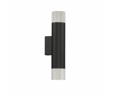 Купить Настенный светильник iLedex Delta 2365-2 BK+SL Настенный светильник iLedex Delta 2365-2 BK+SL