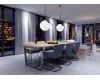 Подвесной светильник Lumina Deco Sorento LDP 1215-300 WT+BK