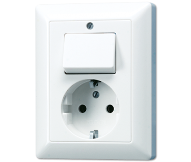 Купить Розетка штепсельная Schuko Jung AS5576UWW Розетка штепсельная Schuko Jung AS5576UWW