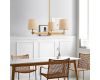 Люстра на штанге ImperiumLoft Stavra Jorgenson White/Light Wood 203578-26