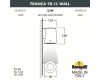 Уличный настенный светильник Fumagalli 3A7.002.000.AXU1L