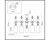 Люстра на штанге Odeon Light BIZET 4855/5C