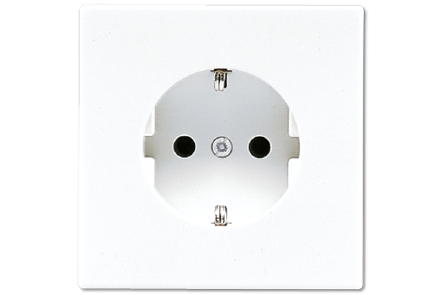 Розетка Schuko Jung LS1520PLWW