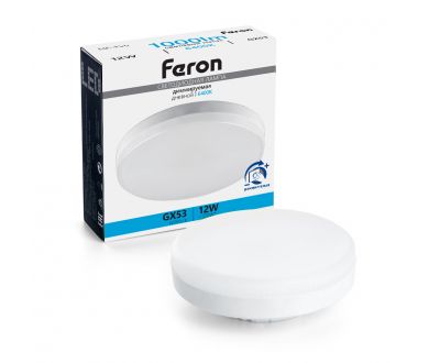 Купить Светодиодная диммируемая лампа Feron LB-456 GX53 12W 6400K 51066 Светодиодная диммируемая лампа Feron LB-456 GX53 12W 6400K 51066