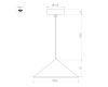 Подвесной светильник Arlight SP-MAKOTO-R300-10W Warm3000 (WH, 36 deg, 230V, TRIAC) 057217