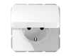 Розетка одноместная Jung CD1520NBFKLWW