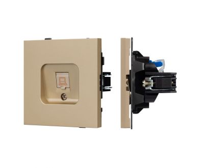 Купить Механизм компьютерной розетки Arlight SCT-TENDO-MPC1-SFPL-GD (RJ-45, CAT6) 054592 Механизм компьютерной розетки Arlight SCT-TENDO-MPC1-SFPL-GD (RJ-45, CAT6) 054592