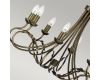 Подвесная люстра Elstead Lighting OV8-BLK-GOLD