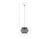 Подвесной светильник Arte Lamp Grid A7069SP-1GO