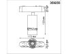 Трековый магнитный светильник Novotech Smal 359255