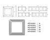Рамка пятиместная Ambrella Volt Line AF110505