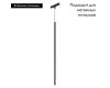 Трековый магнитный светильник Arlight MAG-ORIENT-SPOT-HANG-L600-R12-2W Warm3000 (BK, 20 deg, 48V) 044502