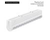 Трековый магнитный светильник Arlight MAG-VIBE-LASER-TURN-L209-12W Warm3000 (WH, 24 deg, 48V) 044428