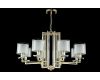 Подвесная люстра Crystal Lux Nicolas NICOLAS SP-PL8 GOLD/WHITE