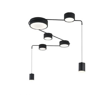 Купить Потолочный светильник Indigo Modulo 14028/7С Black V000160L Потолочный светильник Indigo Modulo 14028/7С Black V000160L