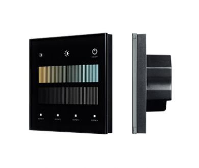 Купить Сенсорная панель Arlight SMART-DALI-301-11-1G-4SC-DT8 Черная (230V, встраиваемая, 2.4G) (IARL, IP20 Пластик) 046562 Сенсорная панель Arlight SMART-DALI-301-11-1G-4SC-DT8 Черная (230V, встраиваемая, 2.4G) (IARL, IP20 Пластик) 046562