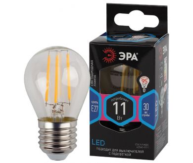 Купить Лампа светодиодная Эра E27 11W 4000K F-LED P45-11w-840-E27 Б0047015 Лампа светодиодная Эра E27 11W 4000K F-LED P45-11w-840-E27 Б0047015