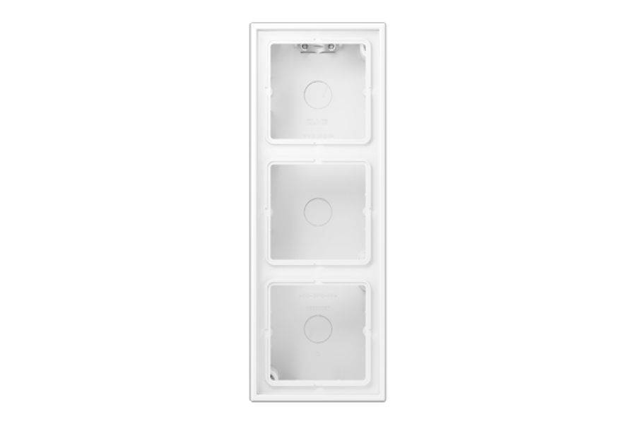 Коробка трехместная Jung LS583AWWM