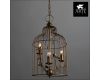 Подвесная люстра Arte Lamp Gabbia A1865SP-3BG
