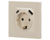 Розетка со шторками с USB type-A+C Эра 12-4108-02 Б0067731