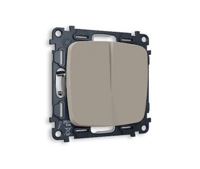 Купить Комплект механизма 2-кл выключателя Ambrella Volt Omega MO363010 Комплект механизма 2-кл выключателя Ambrella Volt Omega MO363010